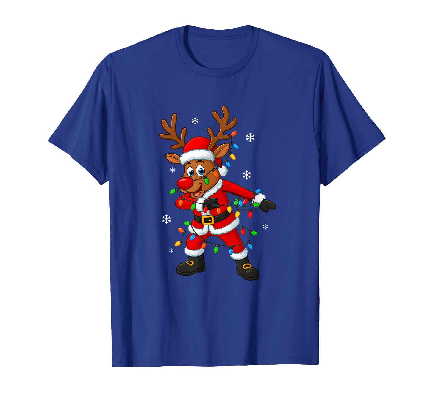 Christmas Boys Flossing Reindeer Girls Funny Xmas Dab Cute T-Shirt