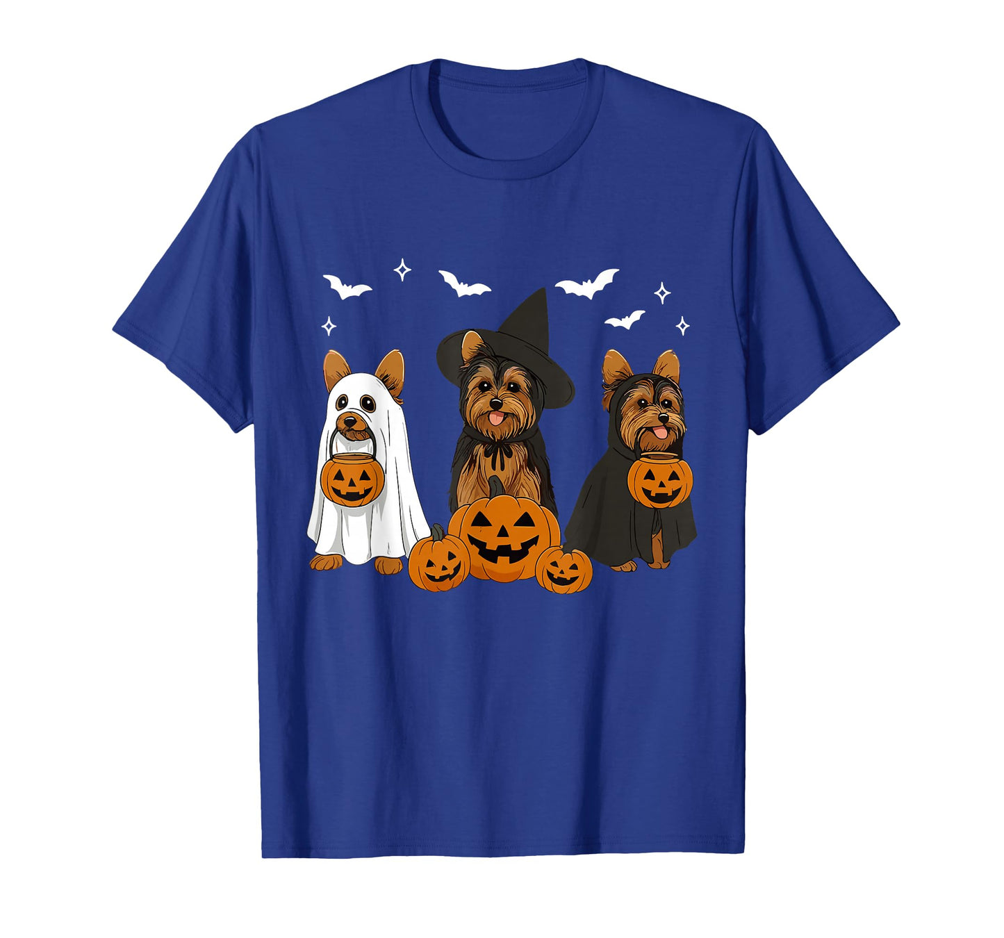Yorkshire Terrier Halloween Witch Yorkie Dog Mom Dog Lover T-Shirt