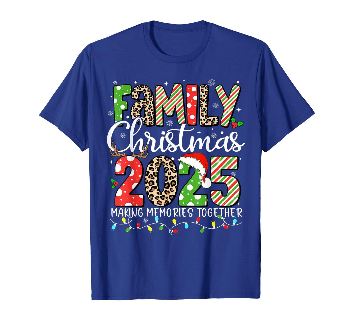 Family Christmas 2025 Making Memories Together Xmas Pajamas T-Shirt