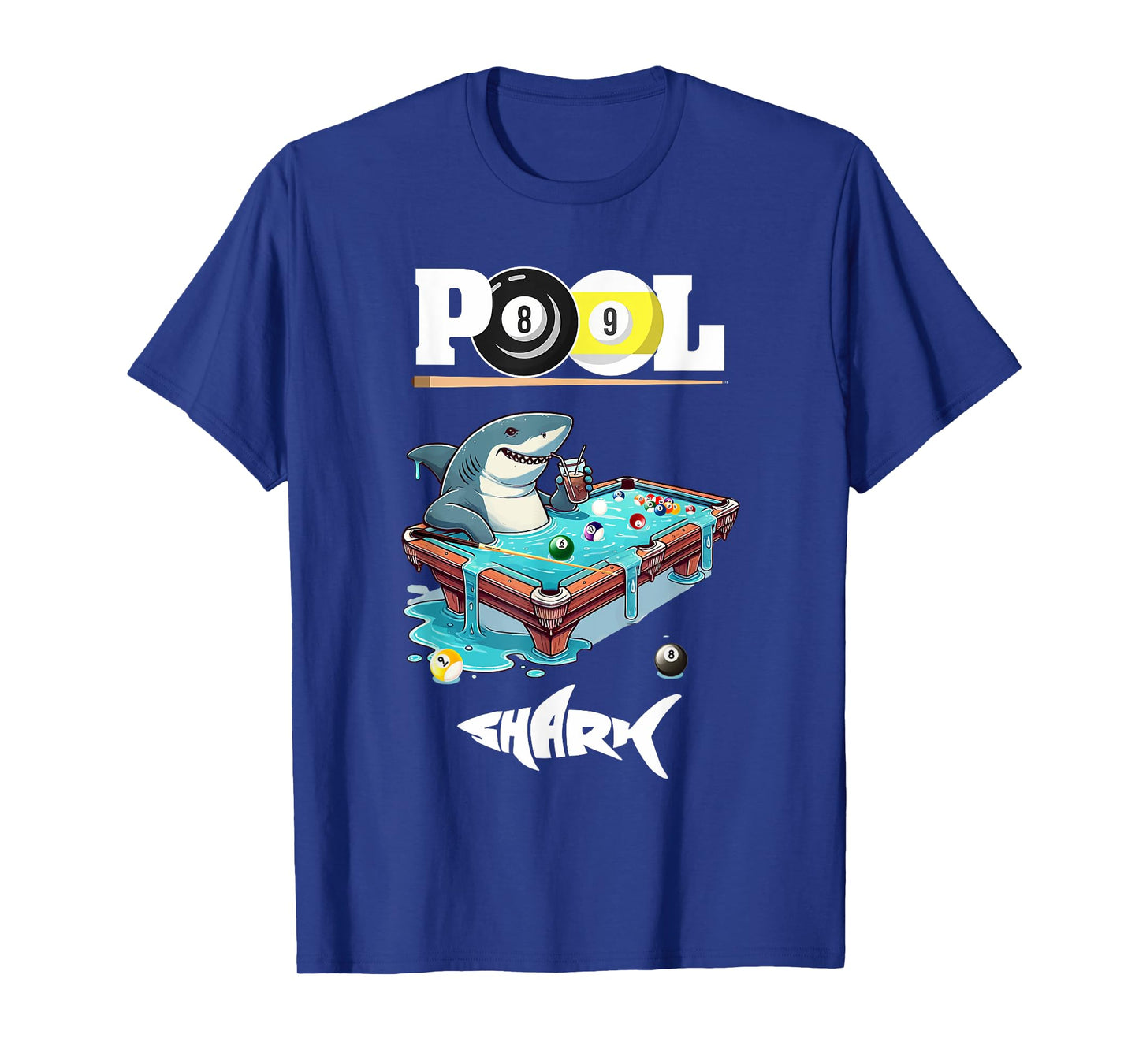 Funny Billiards Pool Shark Cool T-Shirt