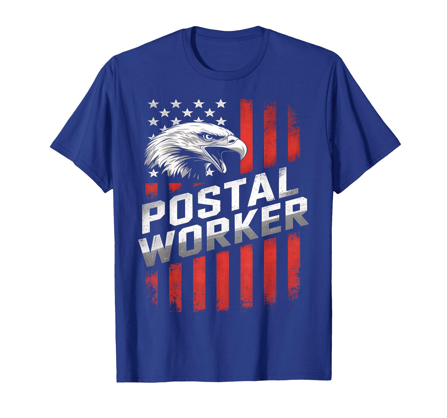Postal Worker Vintage USA American Flag US Postal T-Shirt