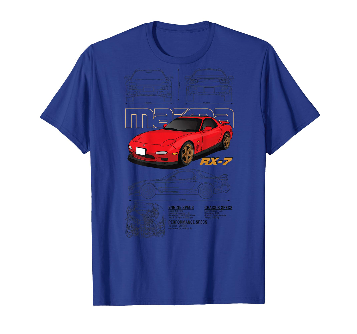 Mazda RX-7 Sketch board T-Shirt