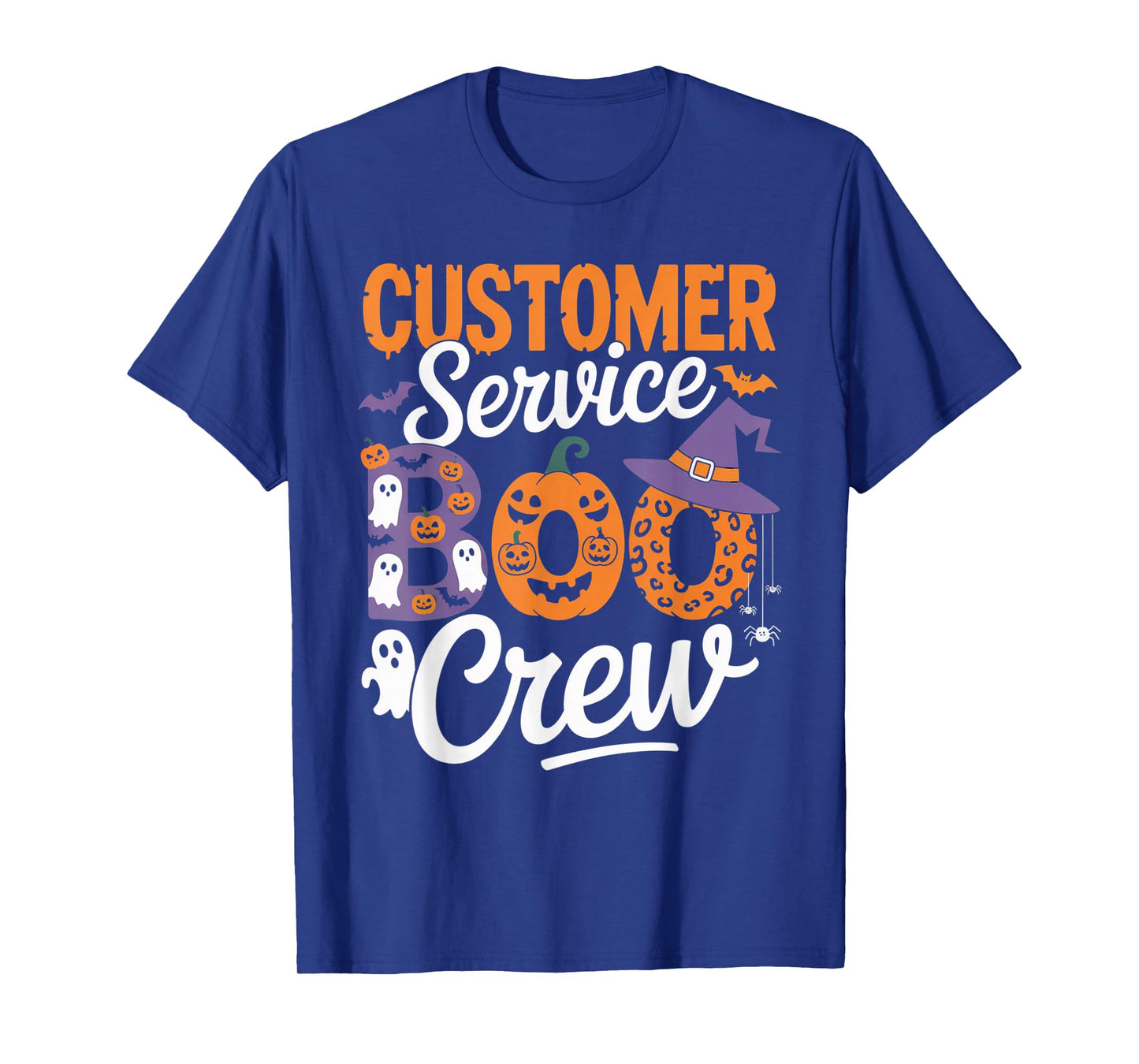 Customer Service Boo Crew Halloween Matching Spooky Outfit T-Shirt