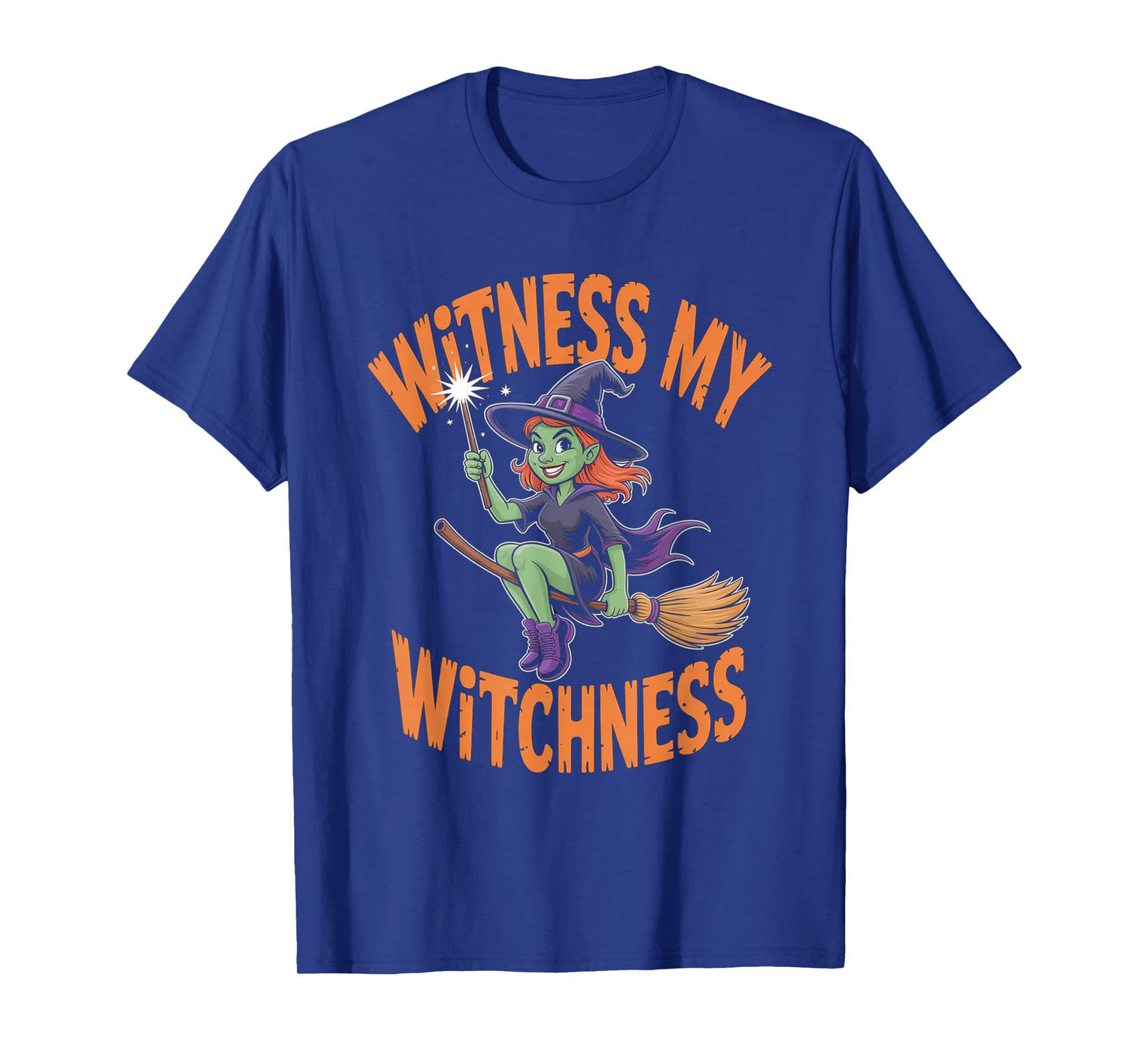 Witness My Witchness Funny Halloween Witch Costume T-Shirt