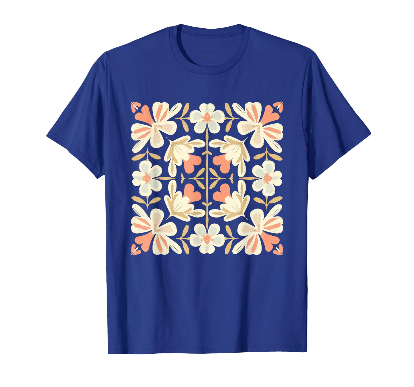 Floral Women TShirt Vintage Boho Wildflower Botanical Flower T-Shirt