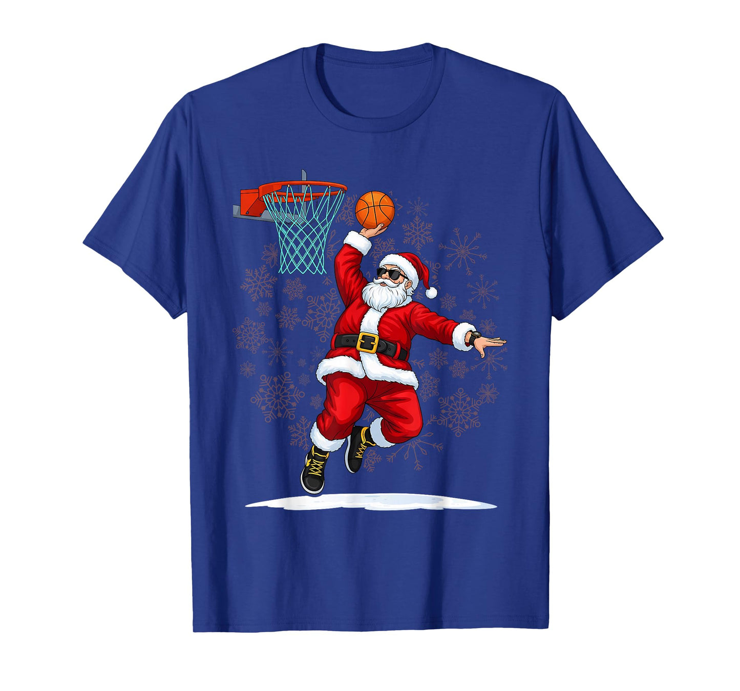 Dunking Santa Basketball for Christmas - Dunk! T-Shirt