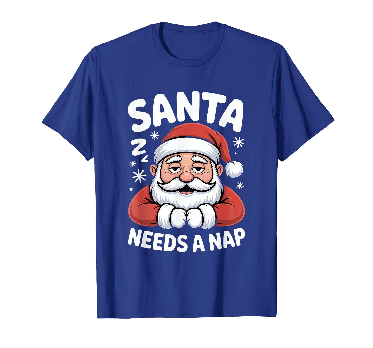 Santa Needs A Nap Christmas Santa Claus Humor T-Shirt
