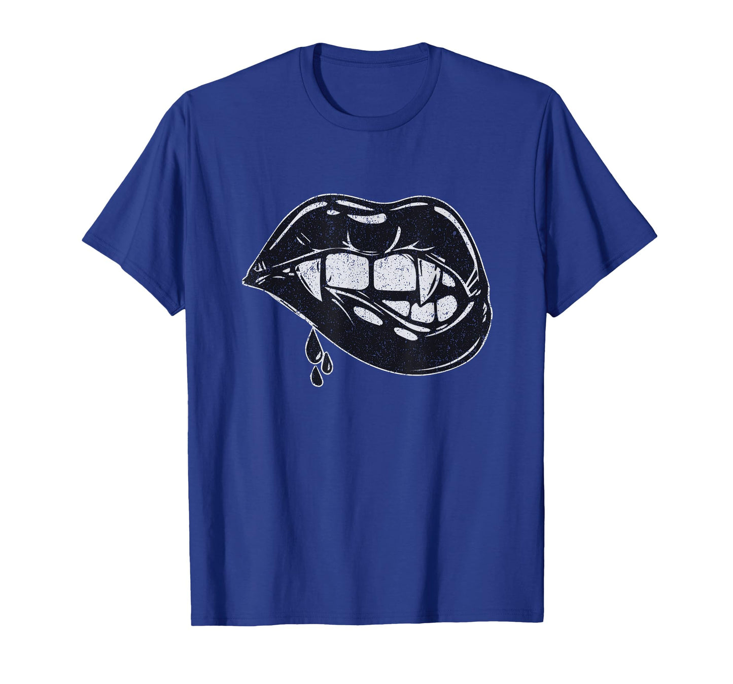 Halloween Vampire Fangs Female Lips Design T-Shirt