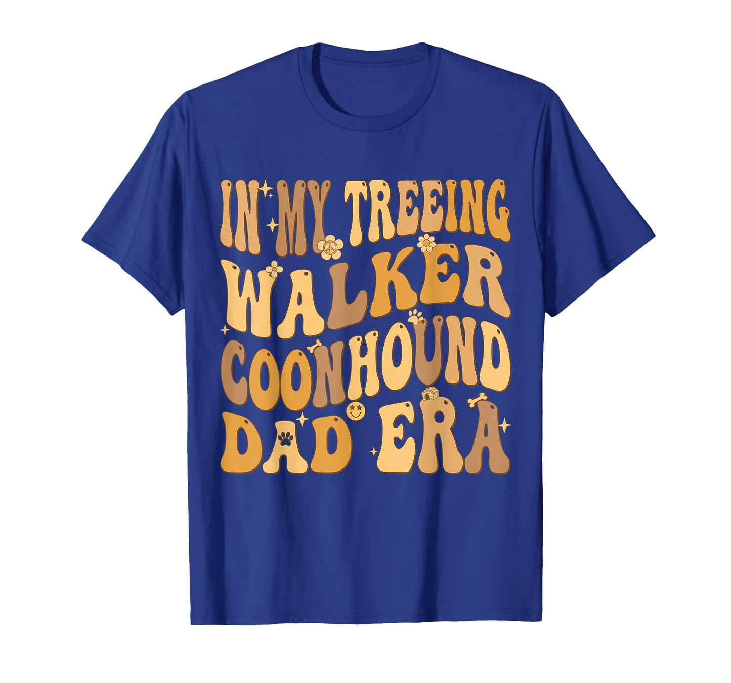 In My Treeing Walker Coonhound Dad Era Groovy Dog Owner T-Shirt for Men Women Kids