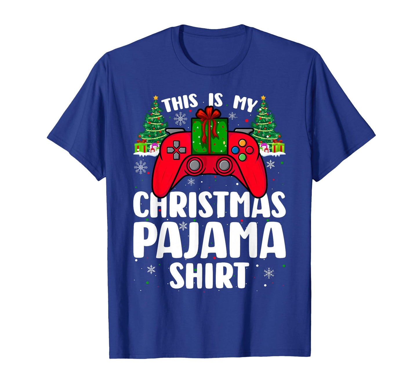 This is My Christmas Pajamas Funny Video Game Gamer Boys T-Shirt