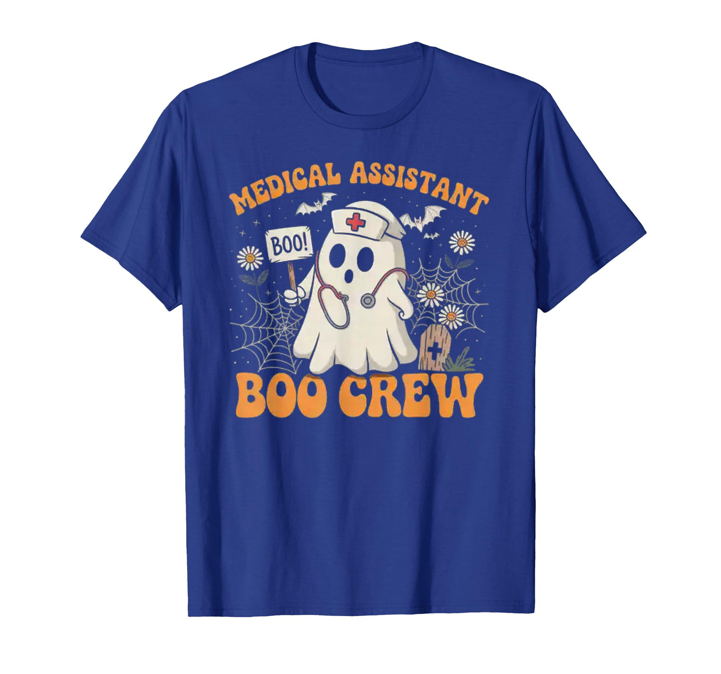 Medical Assistant Boo Crew Ghost Halloween Costumes Gifts T-Shirt