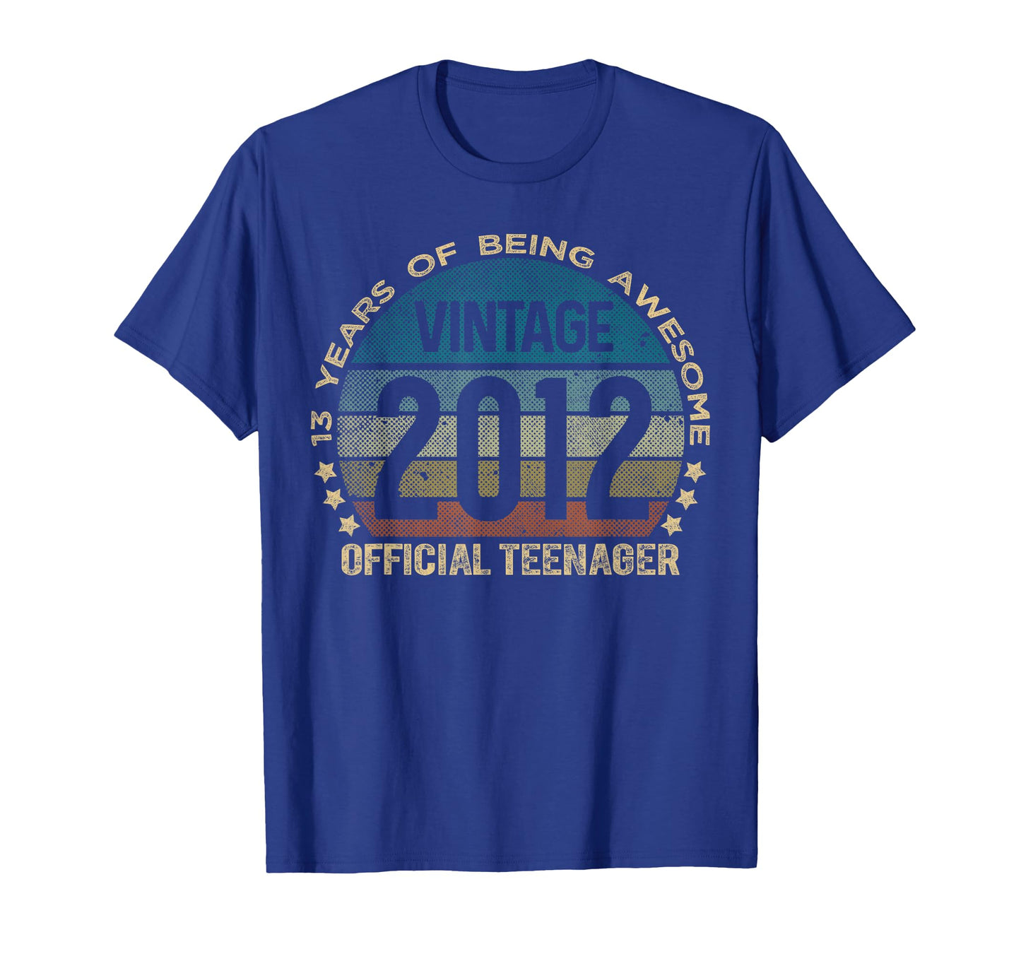 Retro Birthday Shirts For Men and Women 2025 HH Official Teenager 13 Year Old Gifts Vintage 13th Birthday T-Shirt