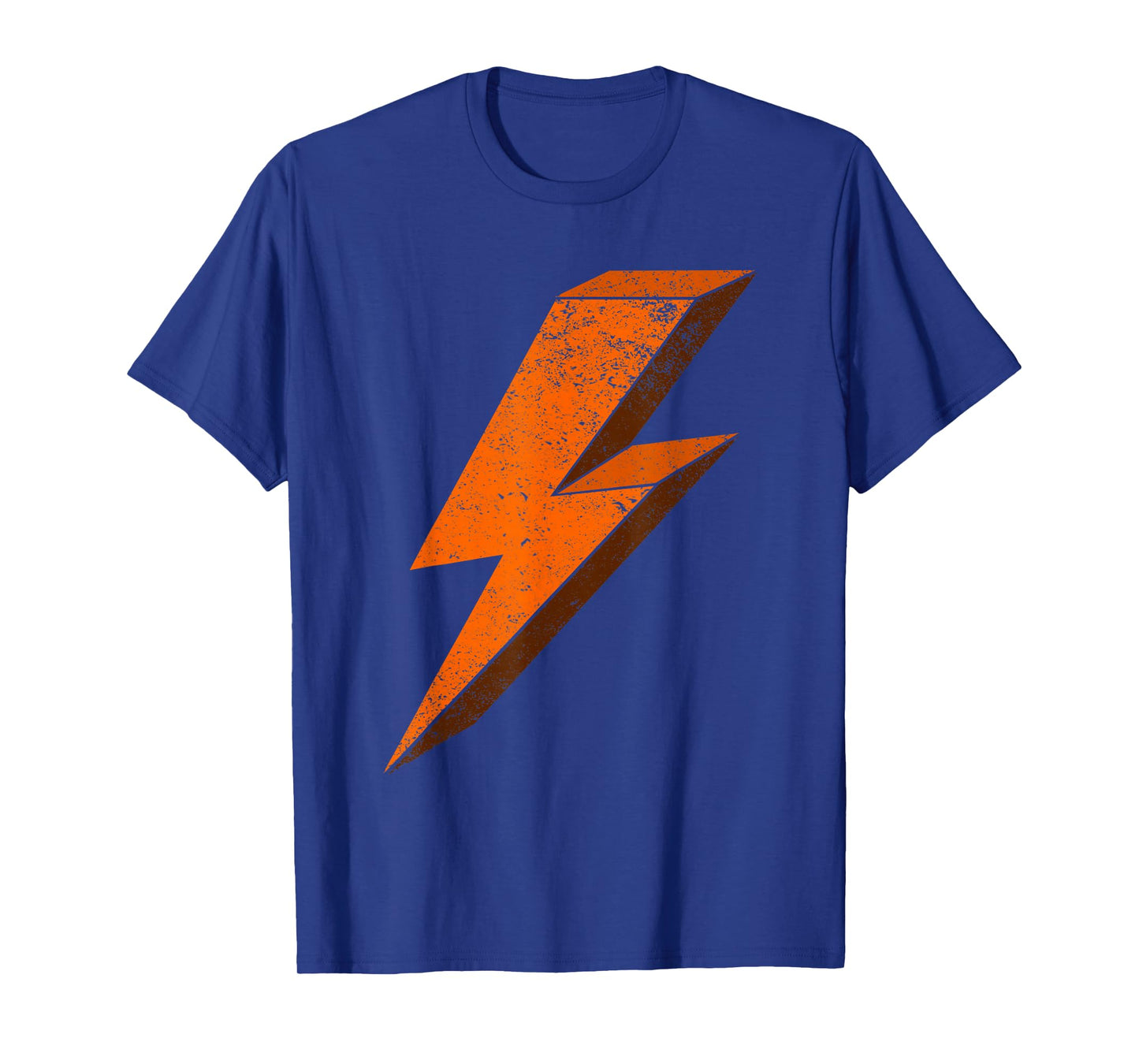 Bolt of orange Lightning 3D Designs T-Shirt