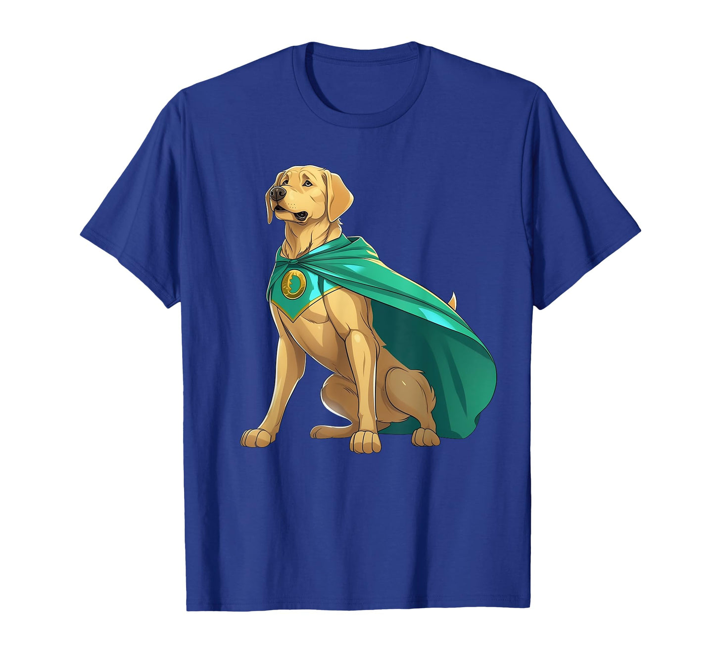 Superhero Golden Retriever Red Cape Super Hero Dog T-Shirt for Men Women Kids