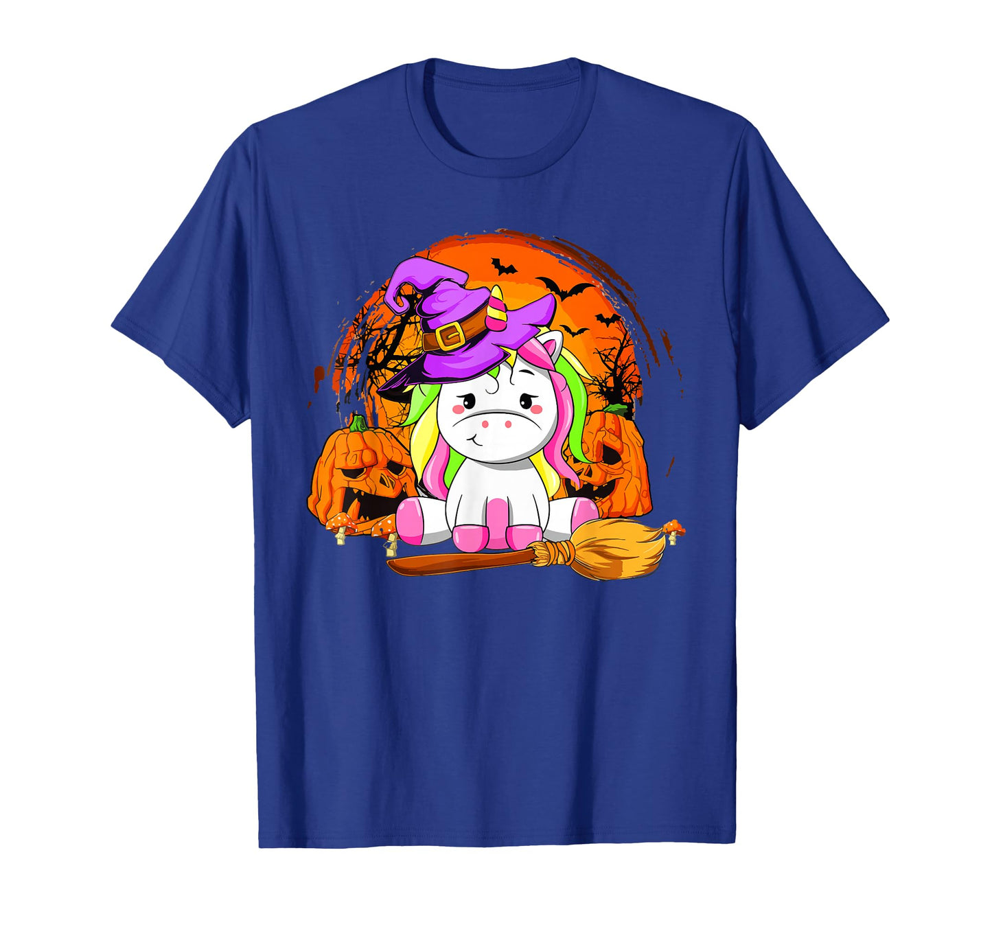 Unicorn Witch Halloween Costume Kids T-Shirt