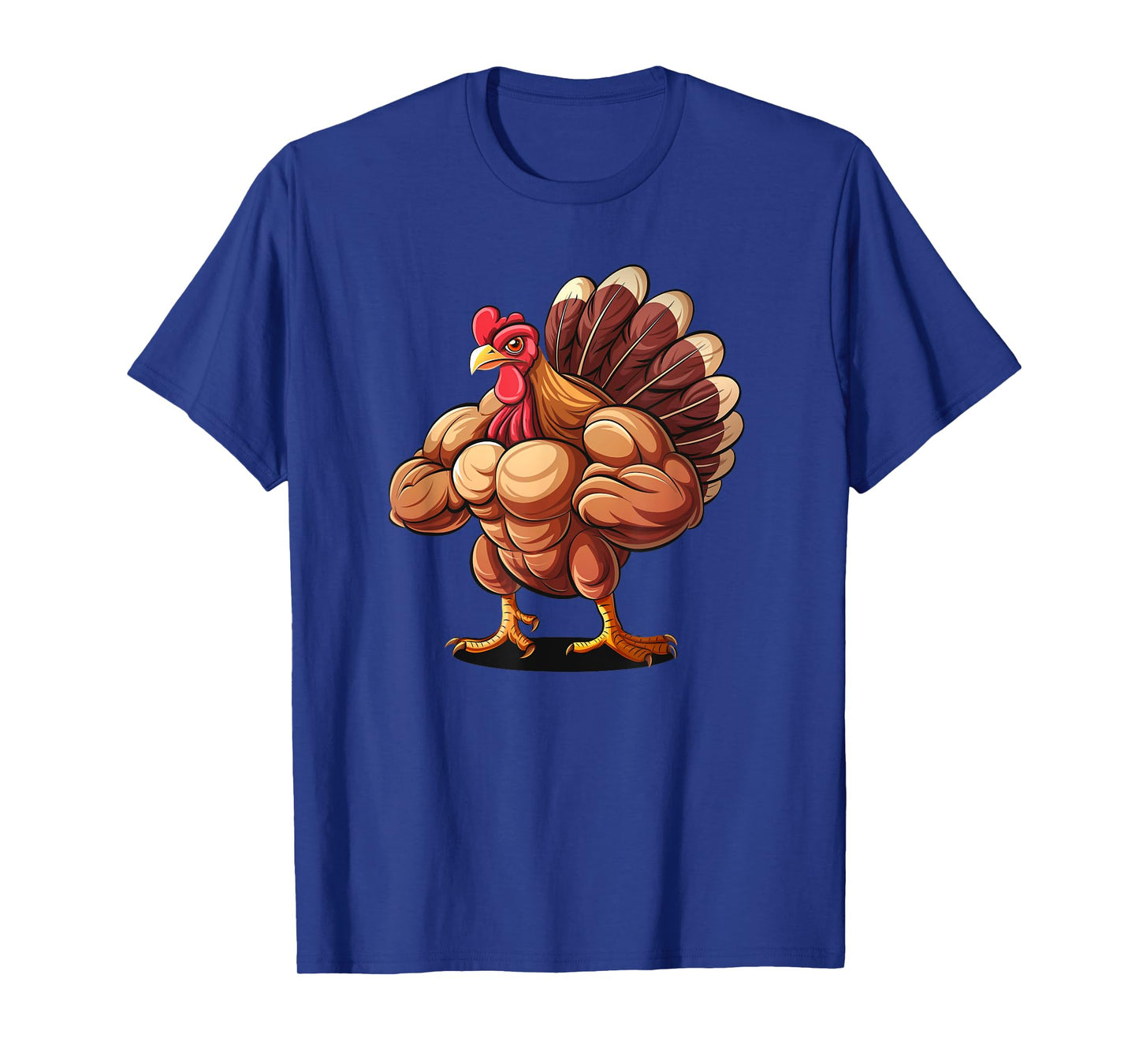 Thanksgiving Muscle Turkey Funny Leg Day Gym Body Builder T-Shirt