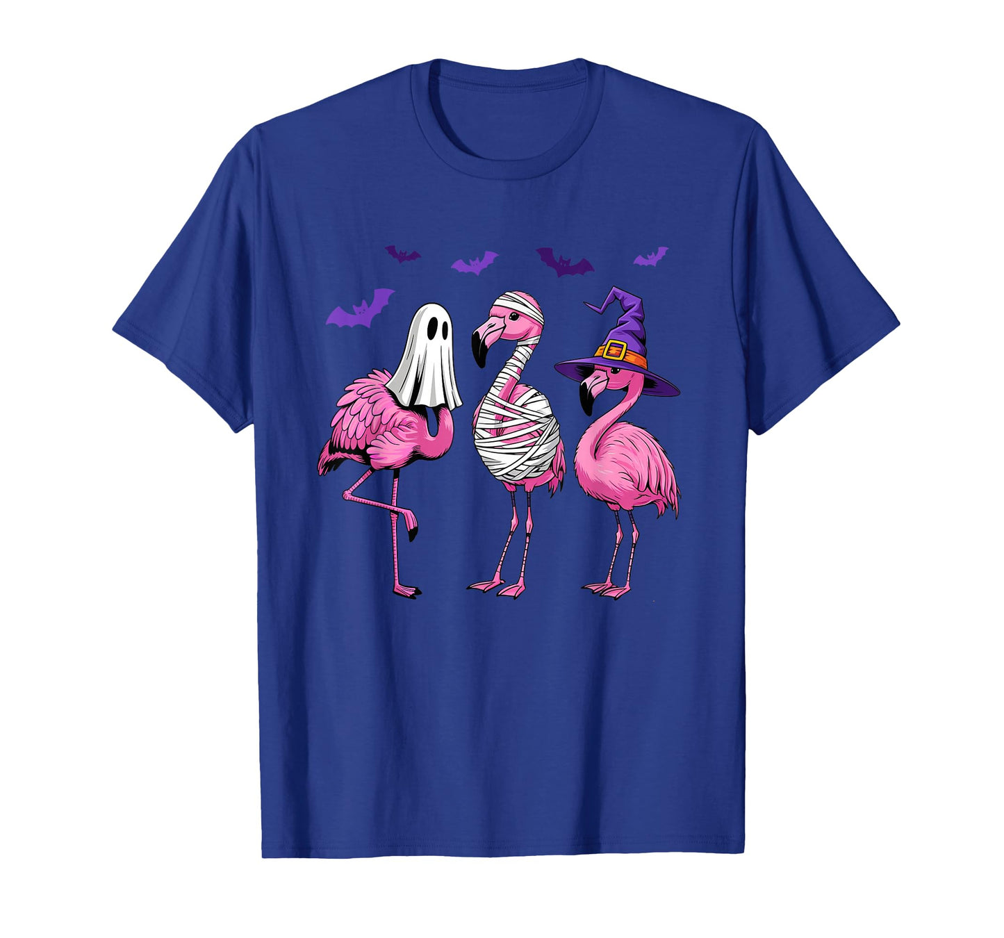 Halloween Flamingo Costume Witch Vampire Mummy T-Shirt