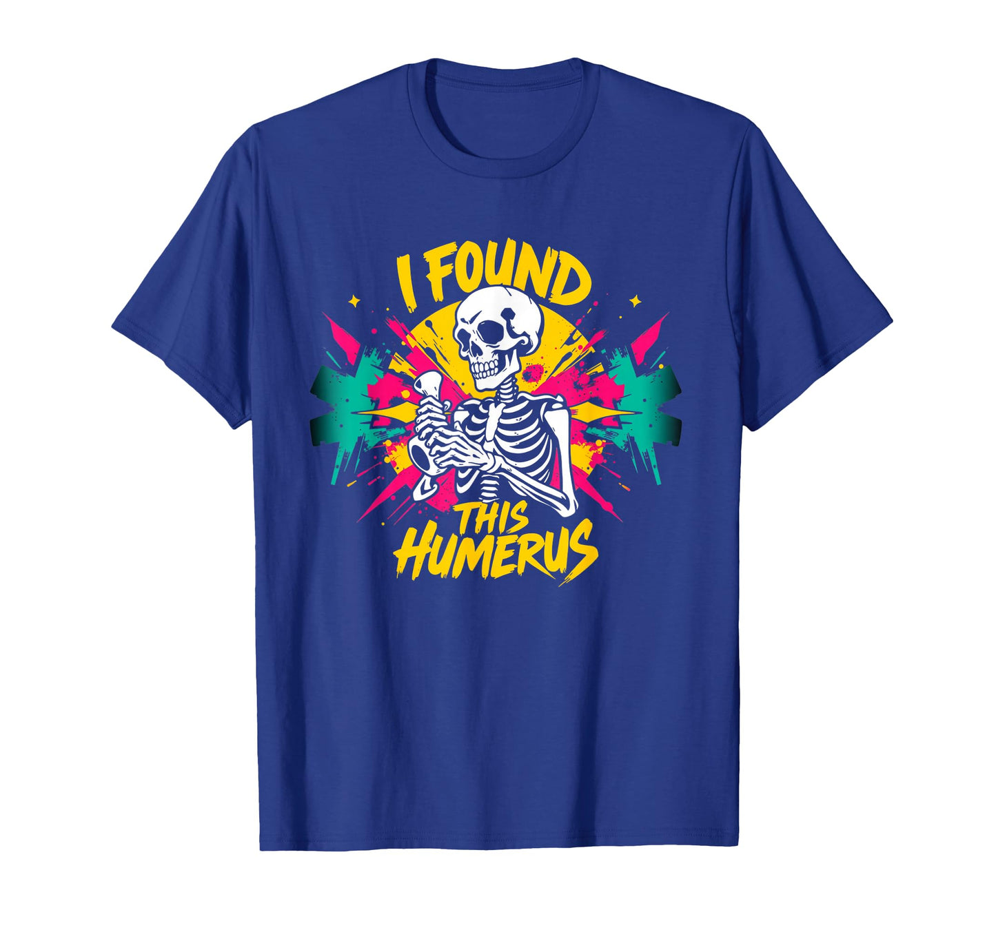 Retro I Found This Humerus Boo Ghost Halloween Costume Funny T-Shirt