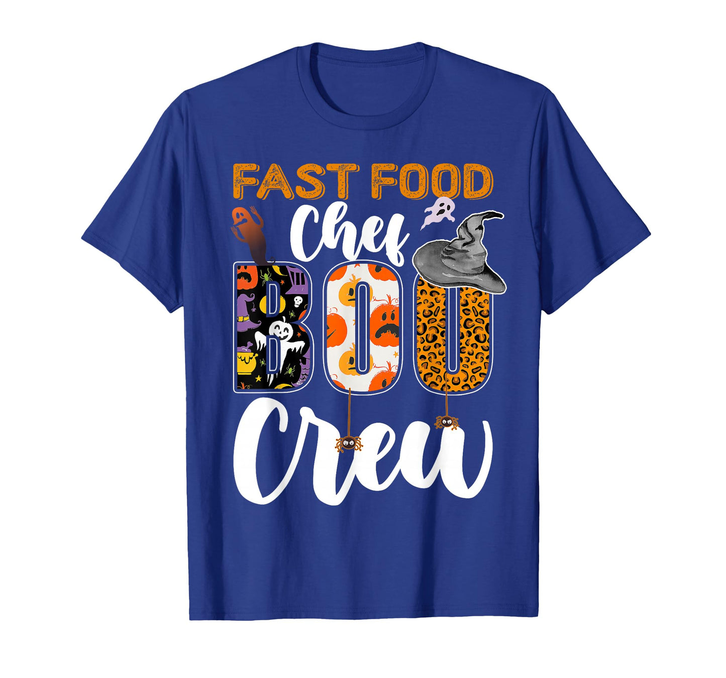 Fast Food Chef Boo Crew Halloween Match Fast-Food T-Shirt