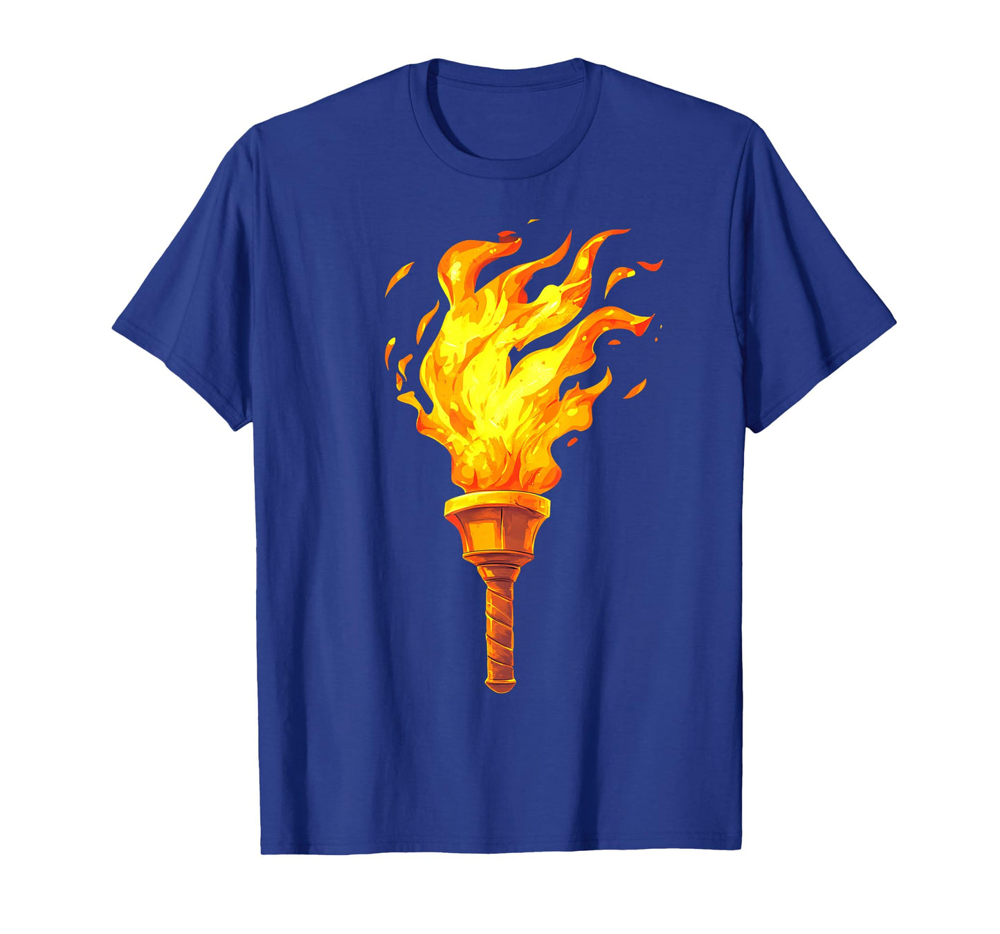 Olympic Torch Inspired Motivational Flame T-Shirt