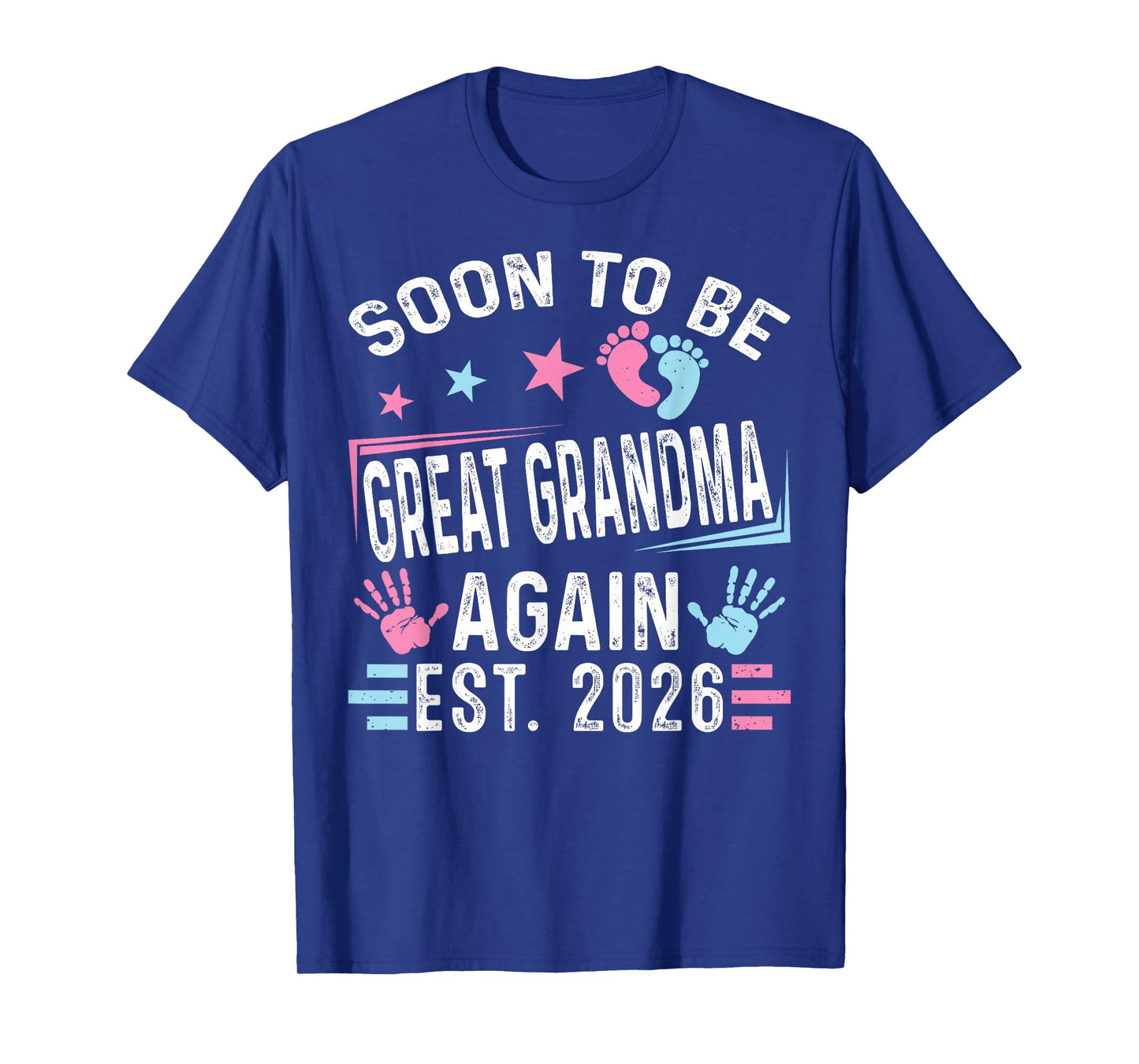 Soon to Be Great Grandma Again Est. 2026 Vintage Grandma T-Shirt