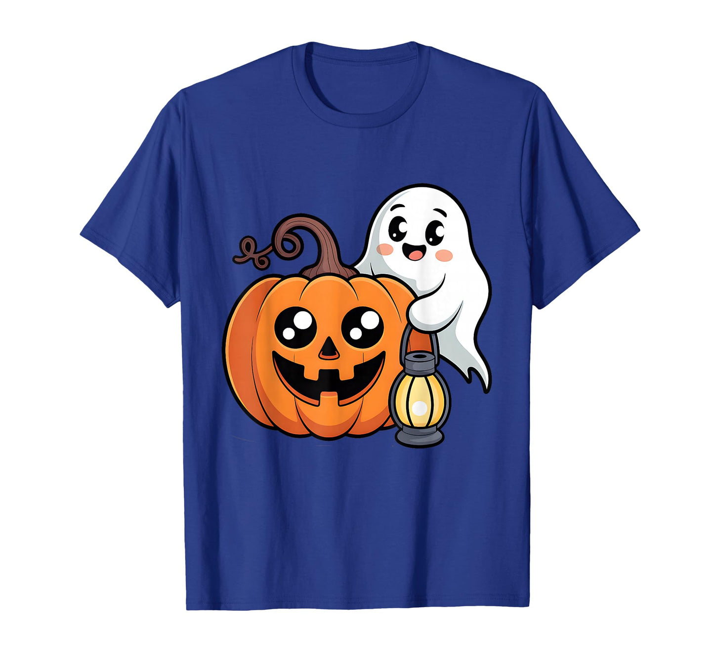 Happy Halloween Orange Pumpkin Spooky Horror Party Costume T-Shirt