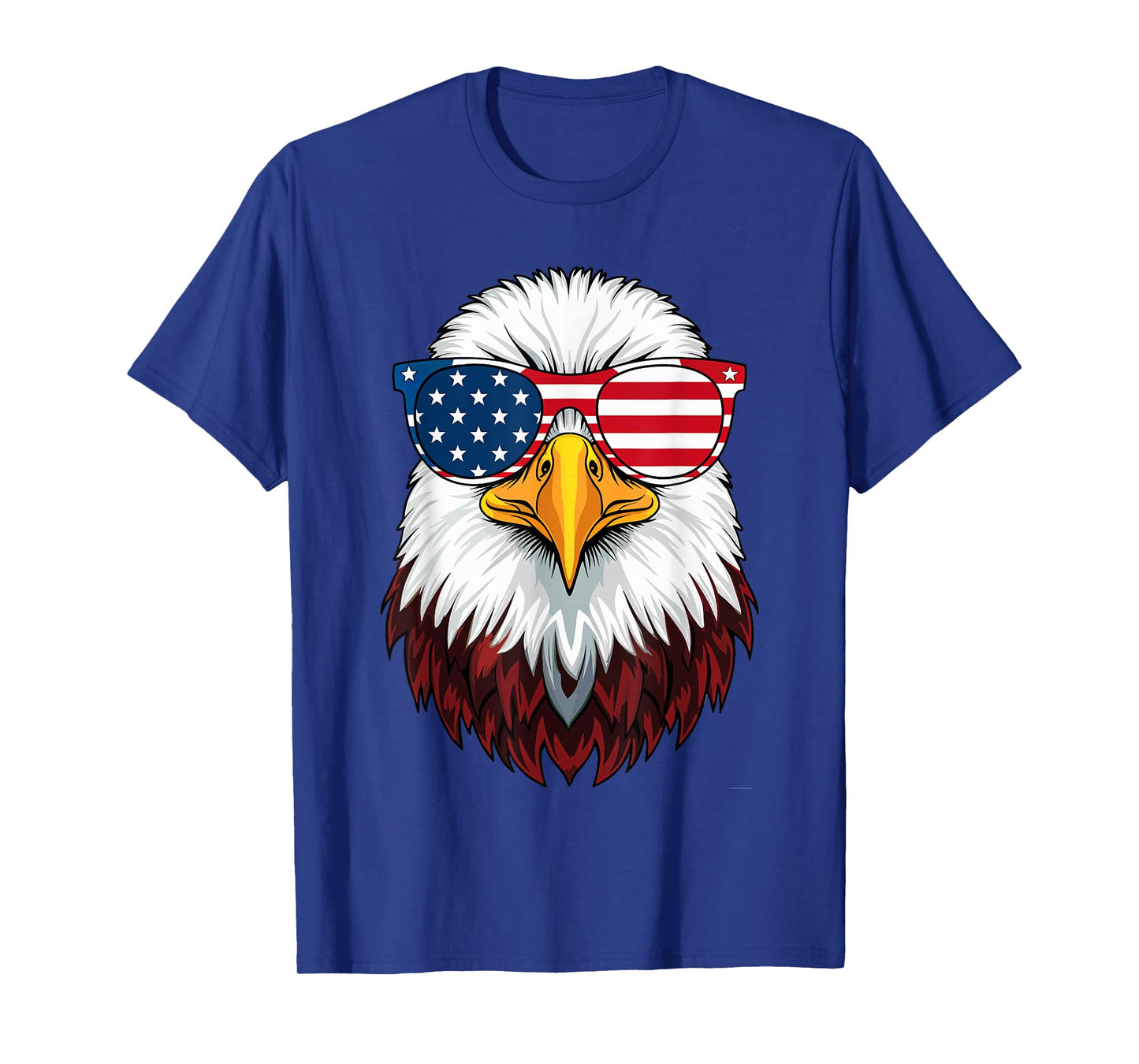 American Flag Patriotic Eagle Shirt Men Boys 4th of July T-Shirt