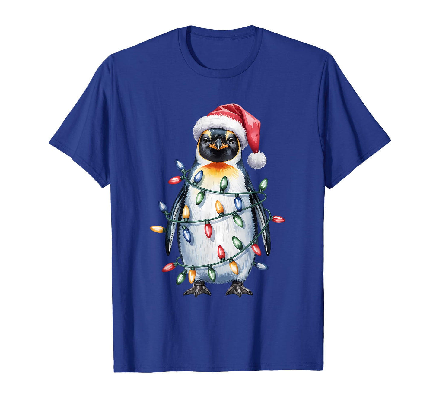 Penguin Santa Hat Christmas T-Shirt