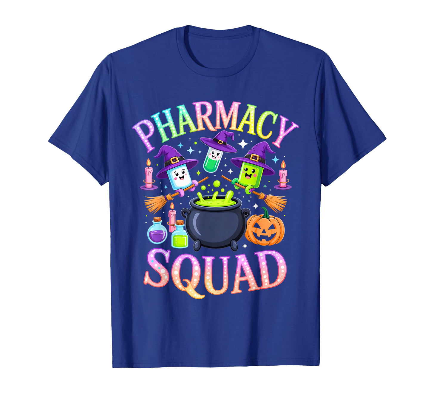 harmacy Squad Halloween Outfit with Witch Potions Pumpkin T-Shirt
