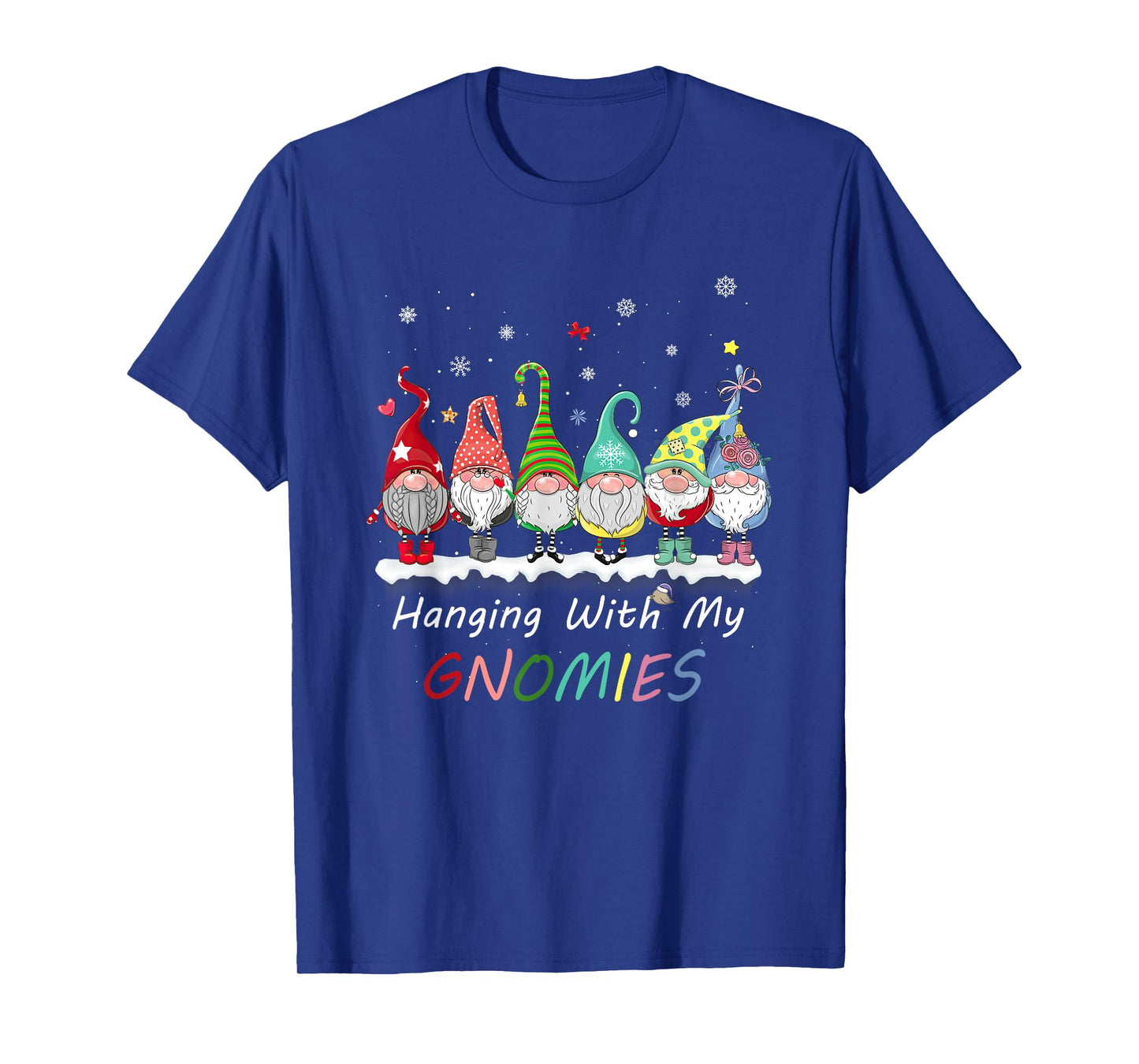 Christmas Gnome Hanging with My Gnomies Family Pajamas PJ T-Shirt