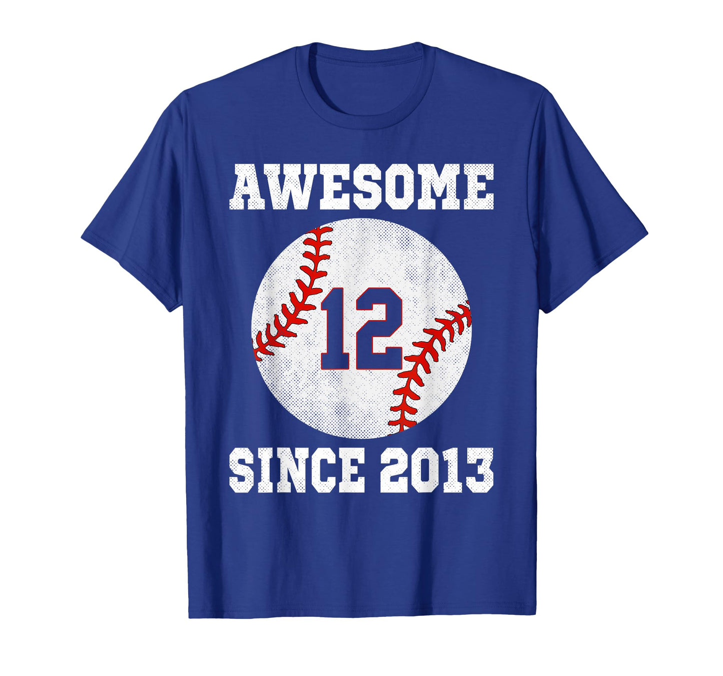 12th Birthday Baseball Player 12 Years Old Vintage Sports T-Shirt
