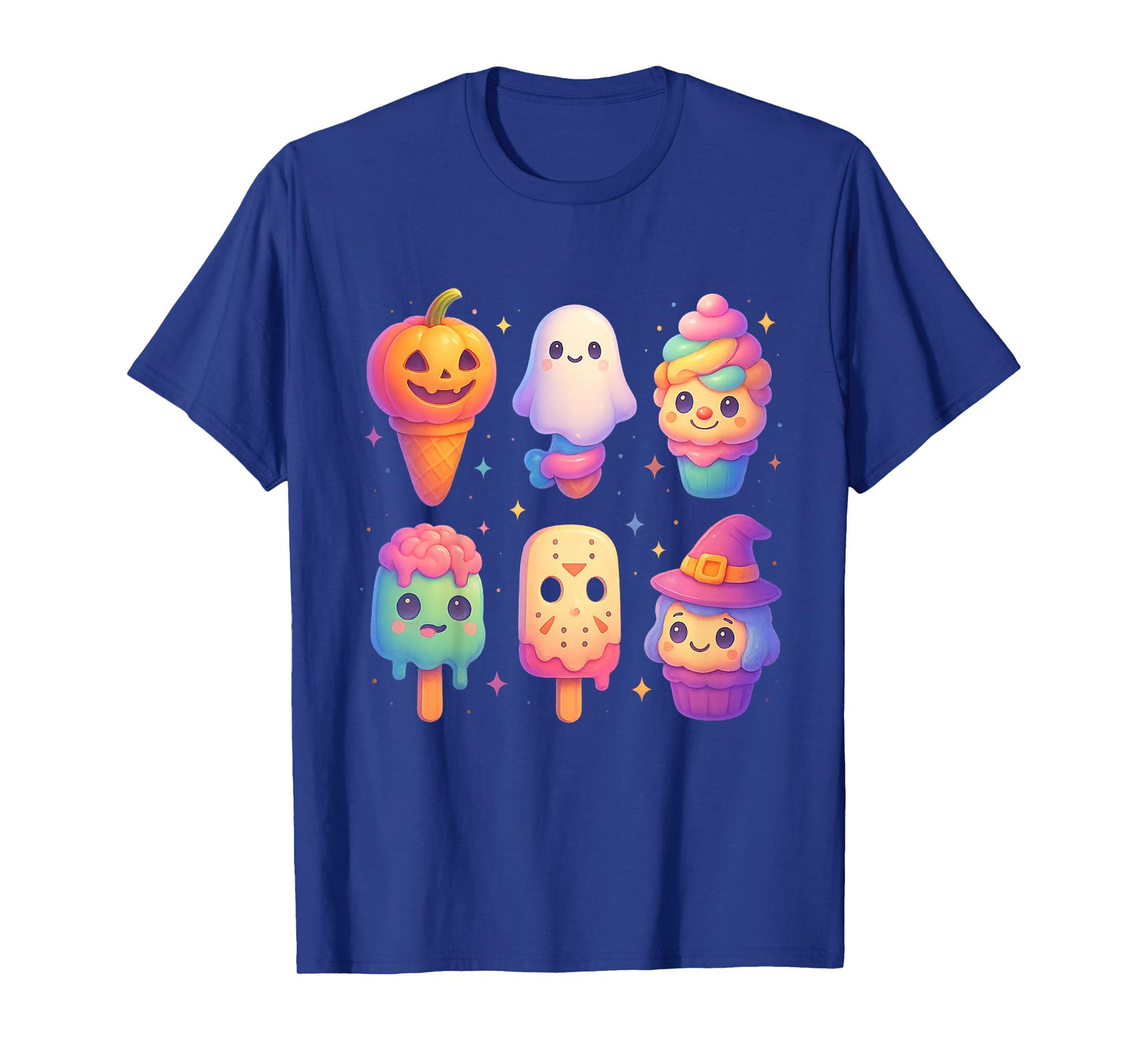 Kawaii Anime Halloween Sweet Monster Ice Cream Pops Candy T-Shirt
