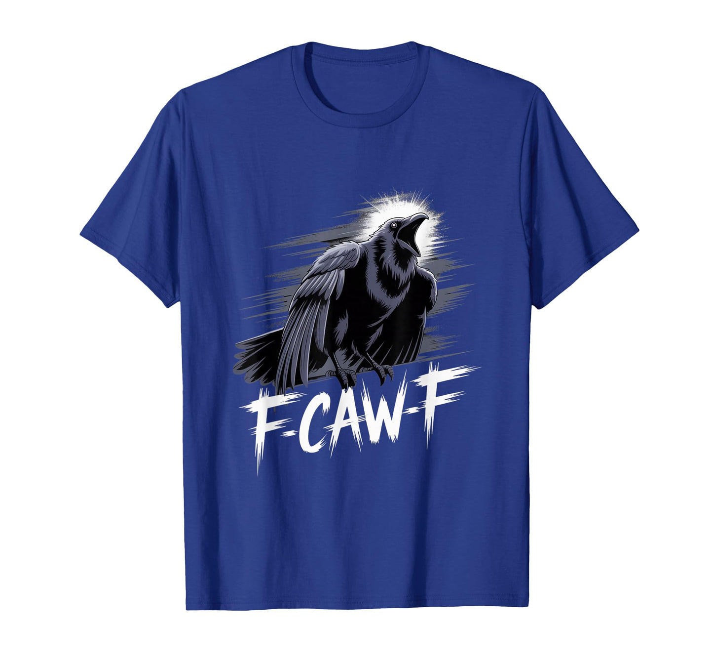 F-Caw-F Crow Funny Gothic Moon Black Bird Halloween T-Shirt
