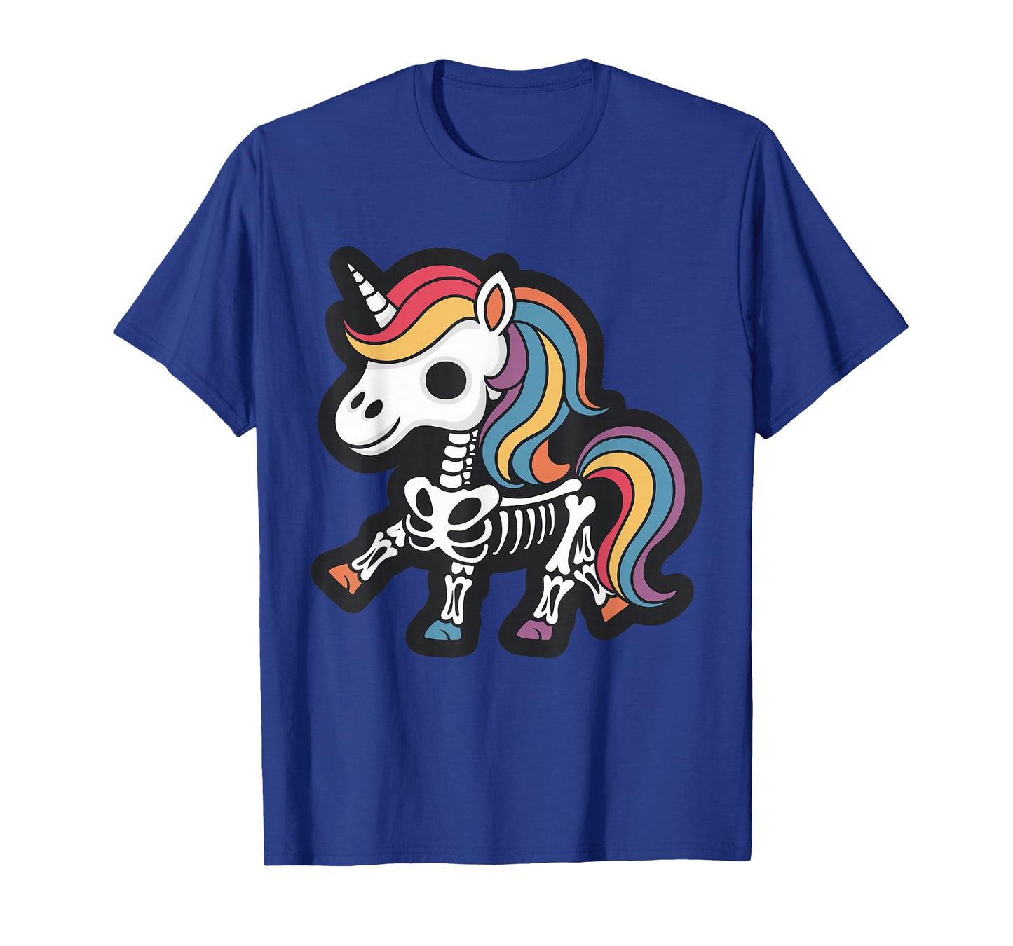 Funny Skeleton Unicorn Lovers Spooky Halloween Costume Girls T-Shirt