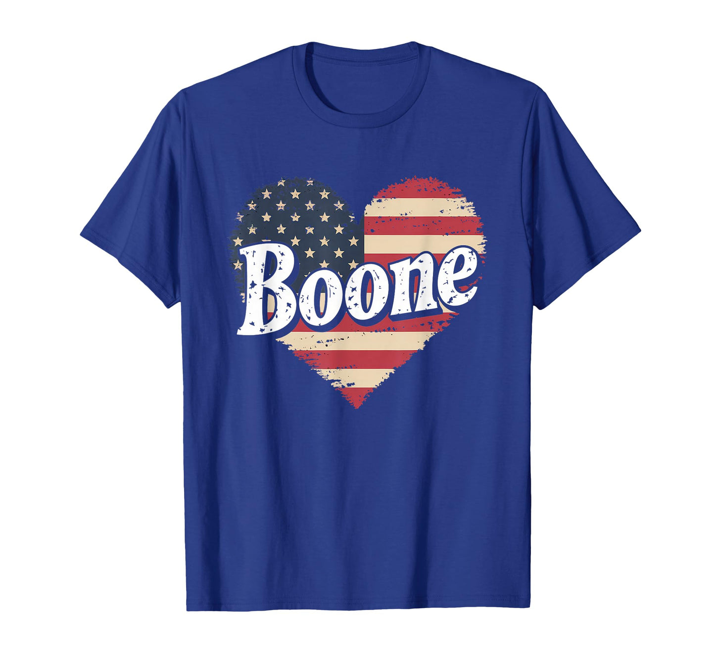 Boone Tshirt Name American Flag 80's Vintage NC Retro T-Shirt