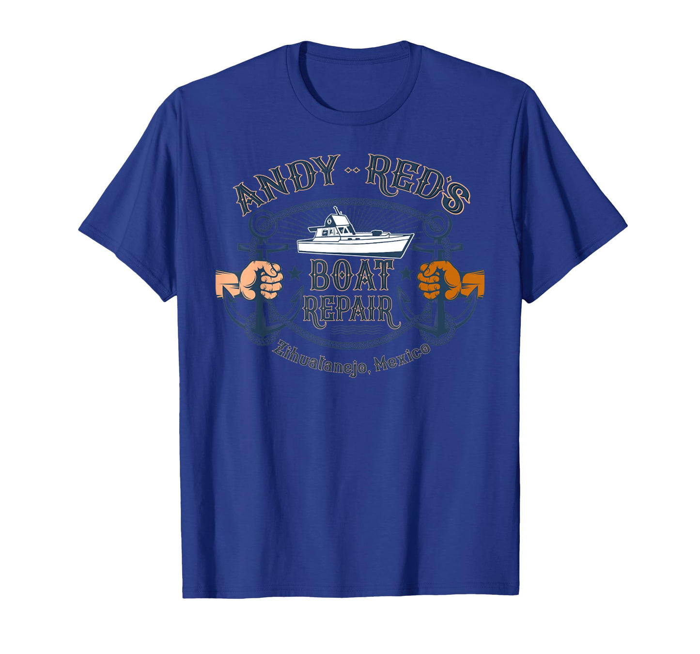 Andy & Red's Boat Repair Fishing Charters Boating Ocean T-Shirt