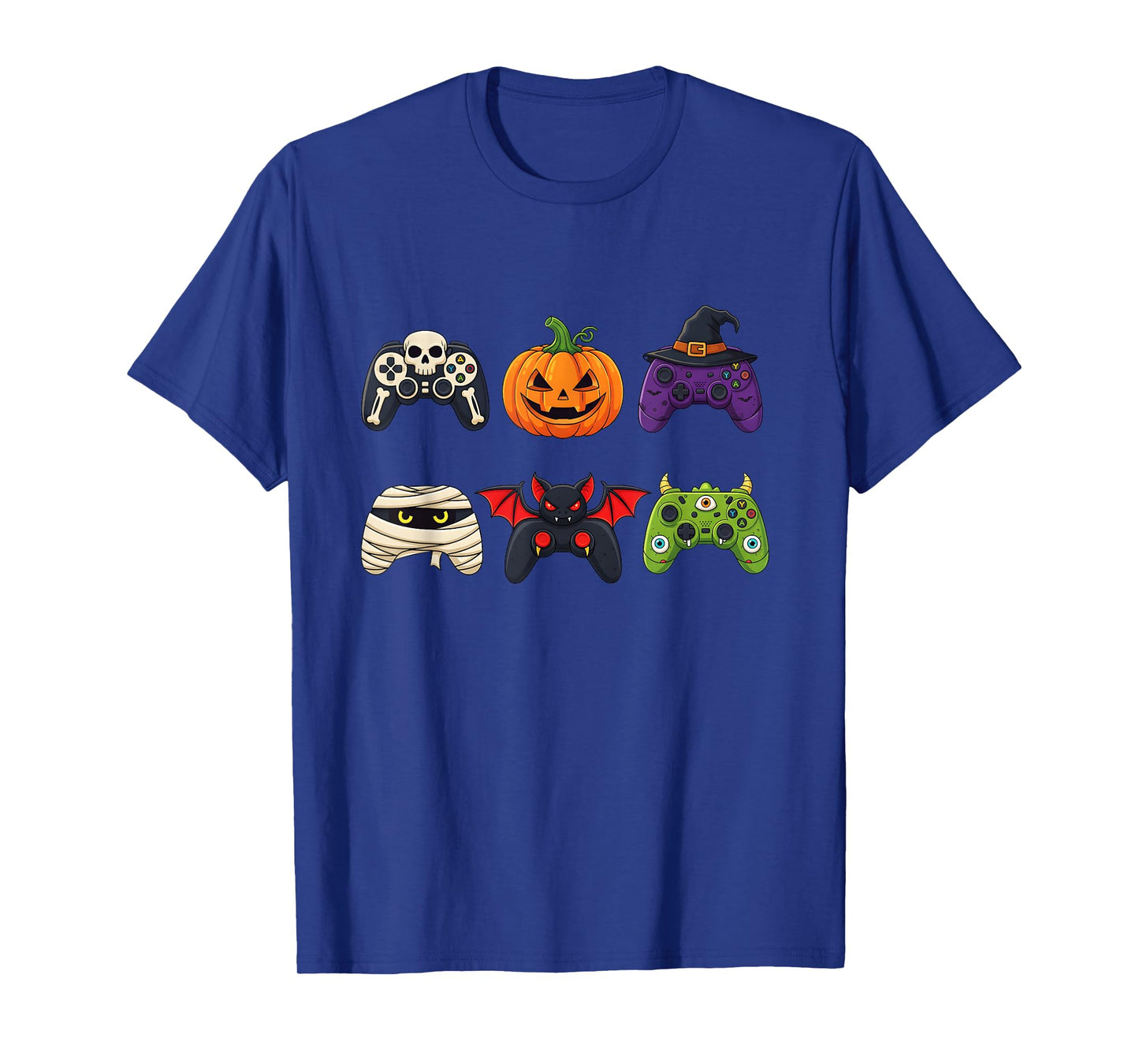 Spooky Halloween Gaming Controllers Funny Tee T-Shirt