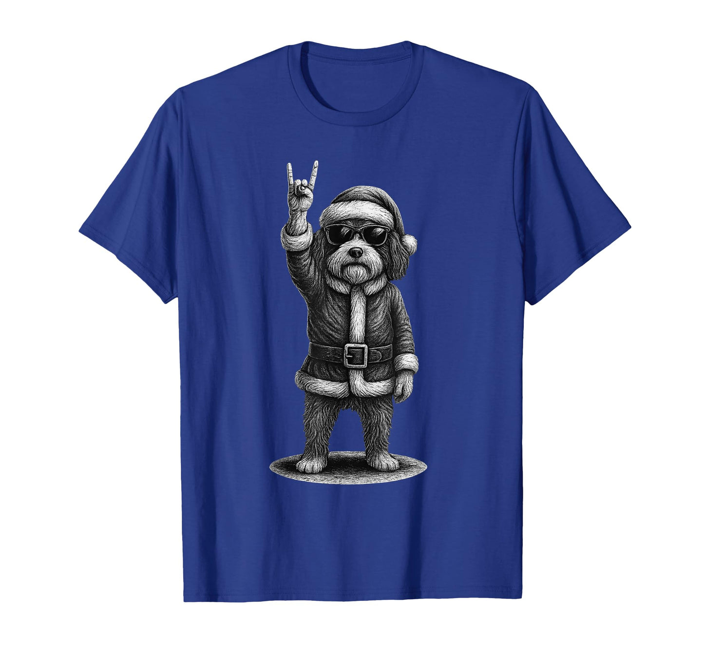 Havanese Dog Rock Music Christmas Dog Lover T-Shirt