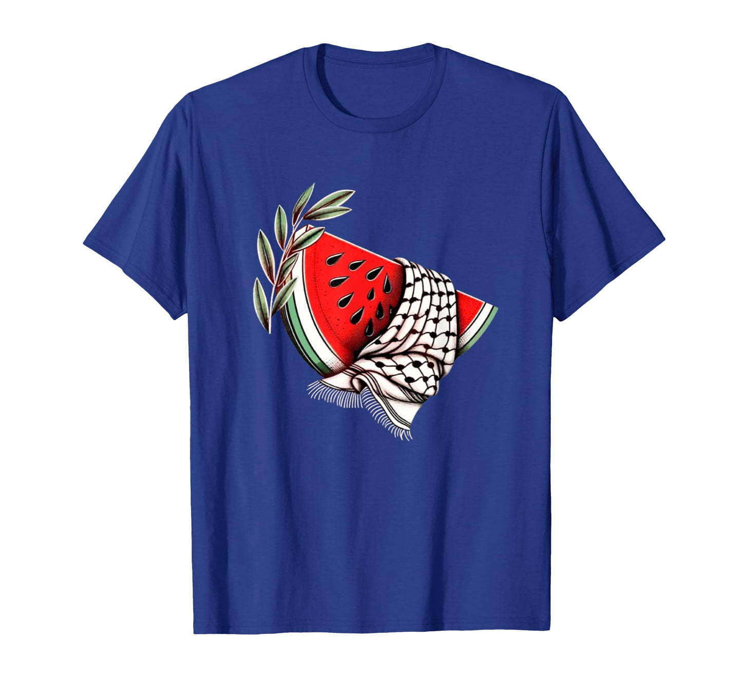 Palestine Watermelon Keffiyeh Palestinian Solidarity T-Shirt