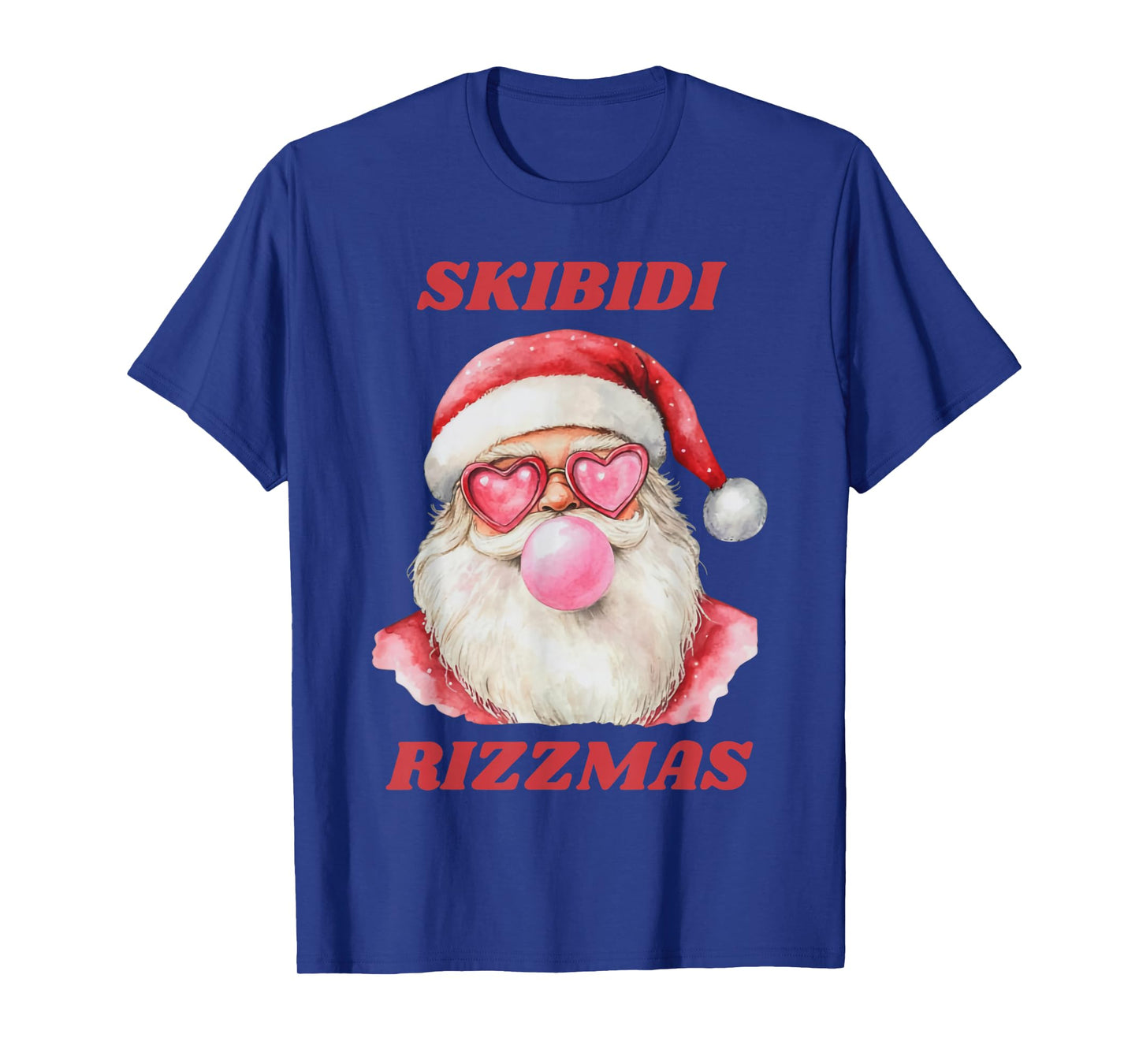Skibidi Rizzmas Christmas Rizz Santa Claus Funny Kid Cool T-Shirt