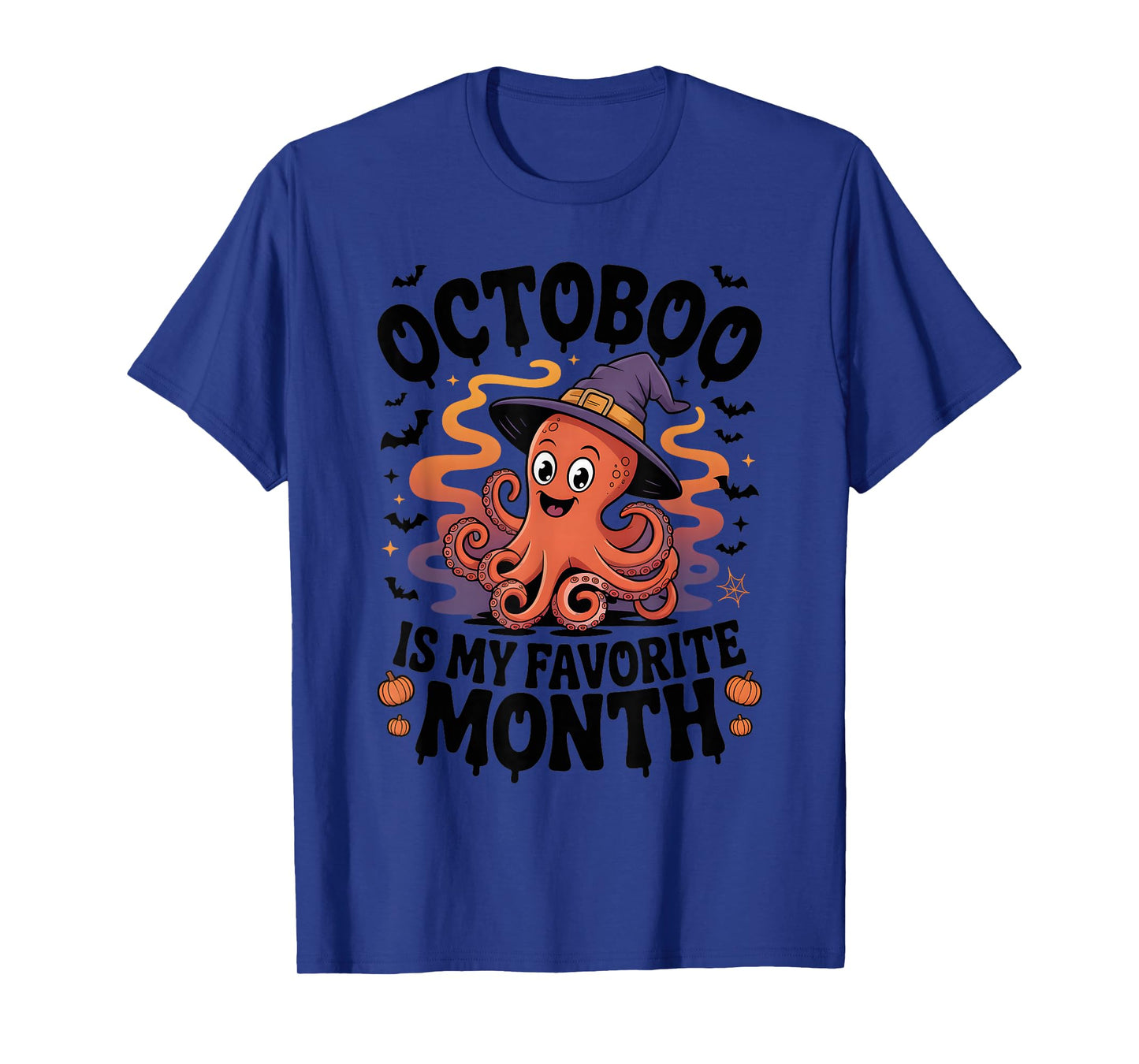 Octoboo is My Favorite Month Funny Halloween Octopus T-Shirt