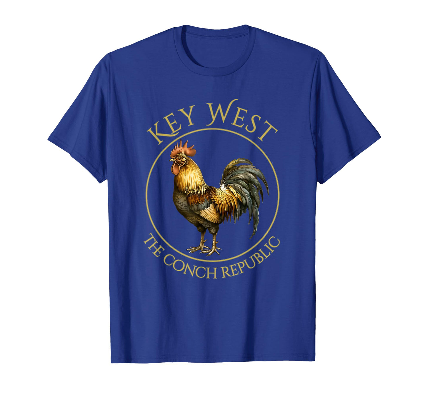 Vintage Rooster Key West Florida Vacation T-Shirt