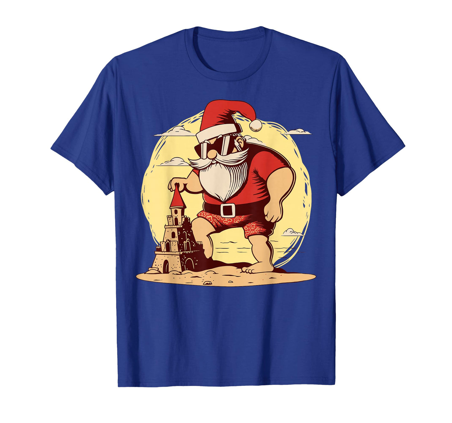 Christmas in July Santa Beach Xmas Tropical Hawaii T-Shirt
