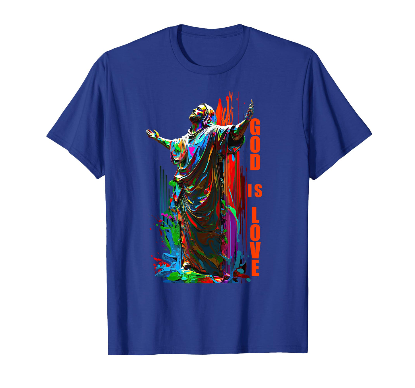 Christ God is Love Graffiti Design for Christian Jesus T-Shirt
