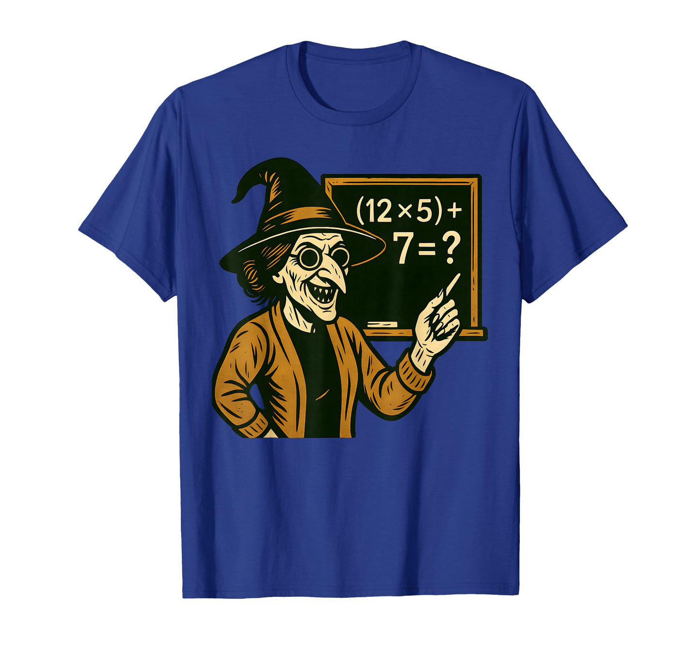 67 Teacher Halloween Witch Six Seven Meme Brainrot Math Joke T-Shirt