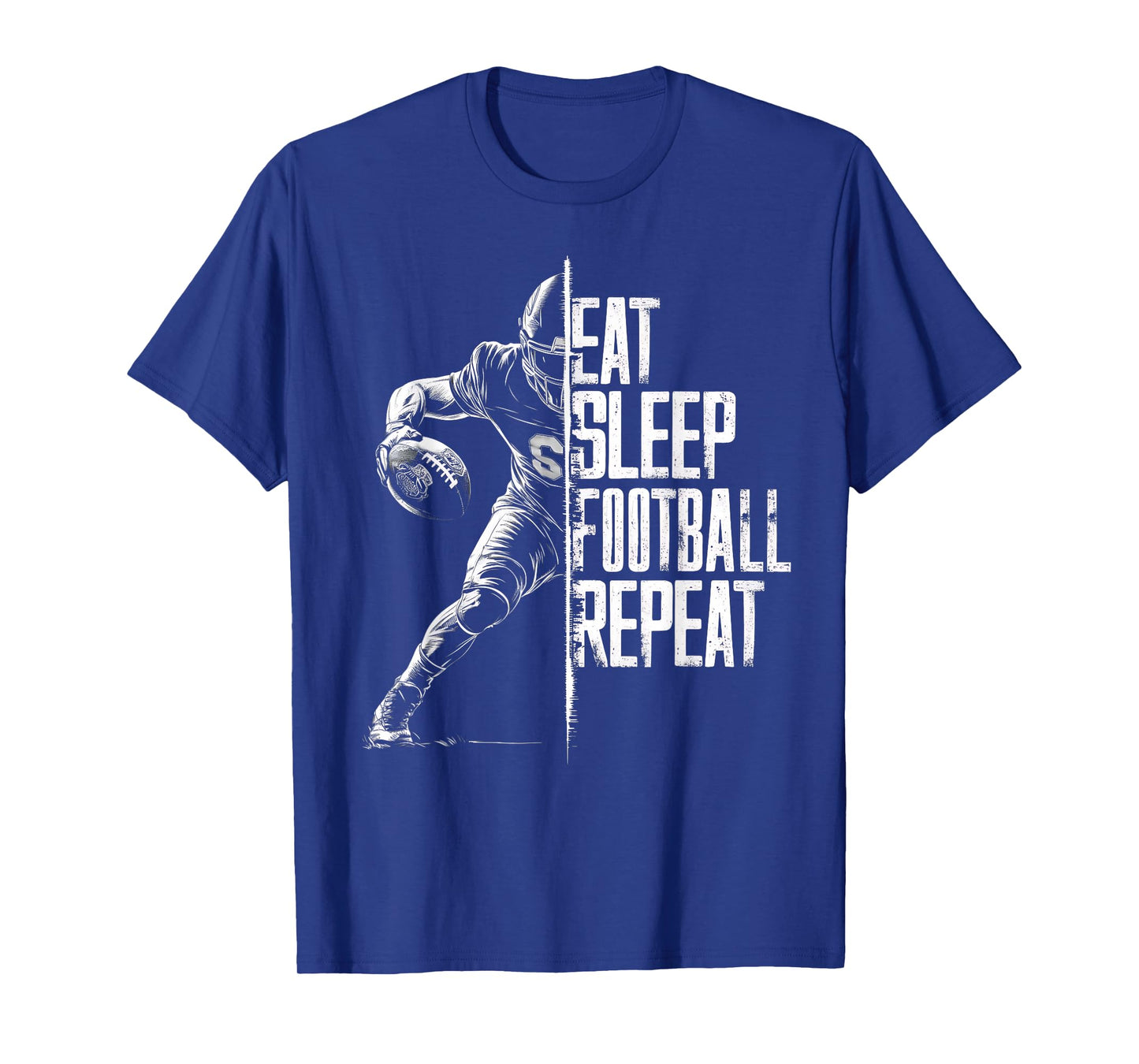 Eat Sleep Football Repeat Football Lovers Youth Kids Boys T-Shirt