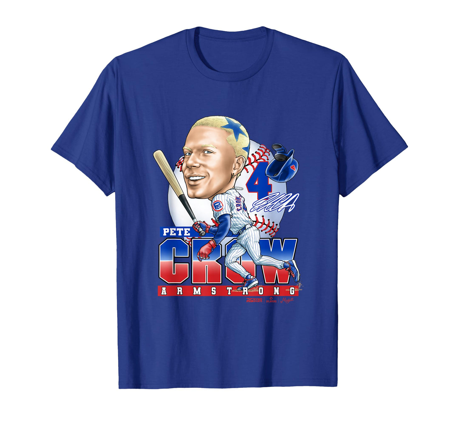Pete Crow-Armstrong Chicago Baseball Mudge Studios T-Shirt