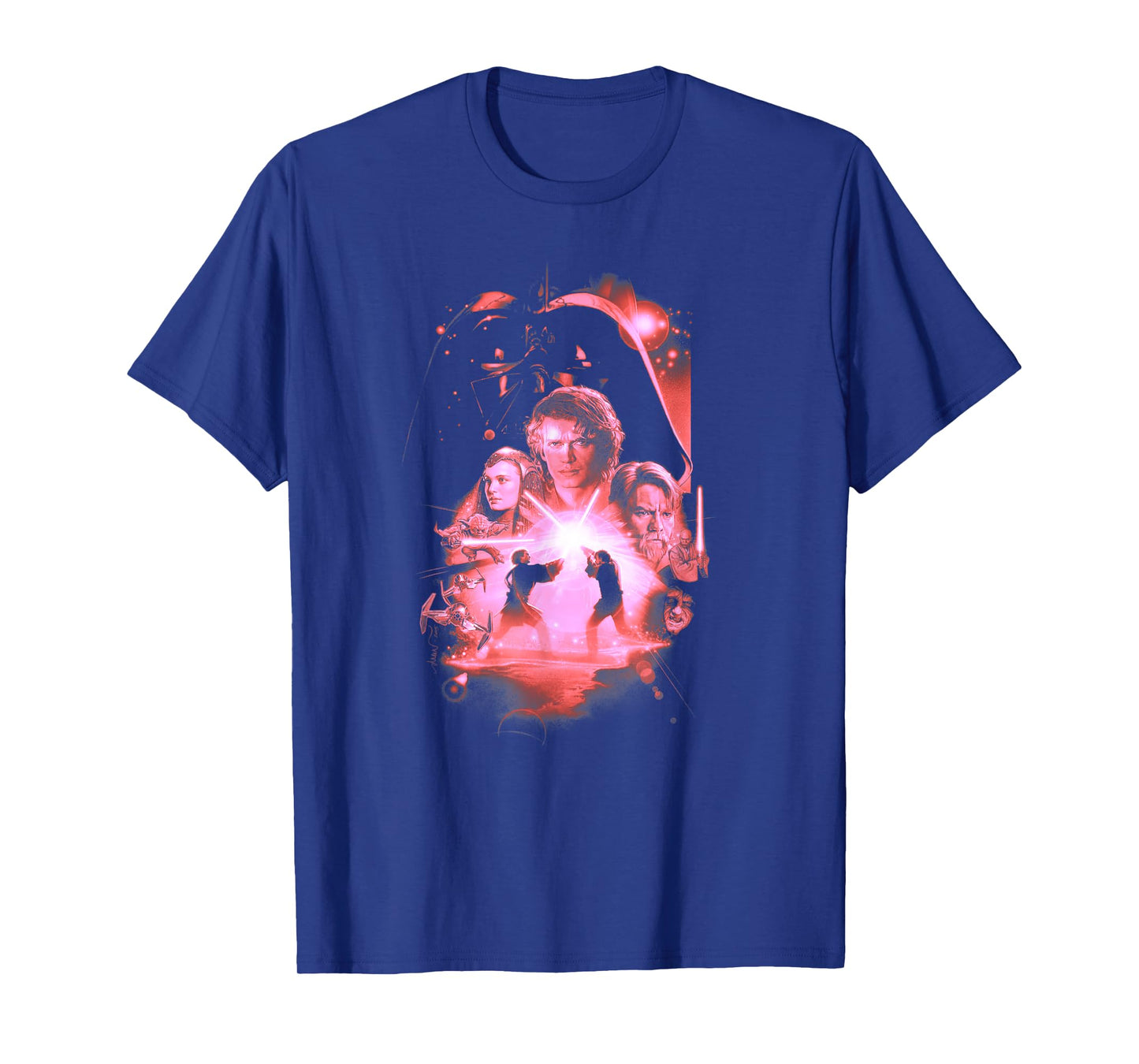 Star Wars Revenge Of The Sith Distressed Poster T-Shirt