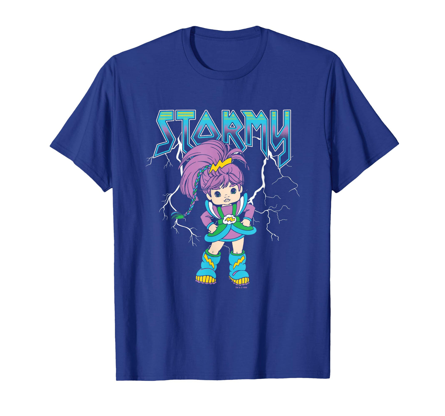 Rainbow Brite Stormy Rock Band Style Logo Vintage T-Shirt