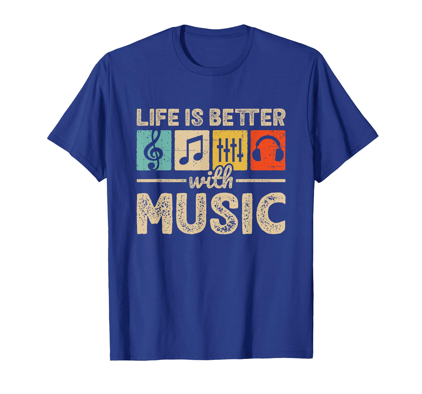 Life Is Better With Music Lover Musician EDM Music T-Shirt